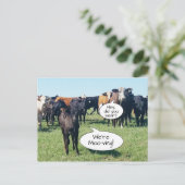 Adressenänderung Wir sind mooving Postkarte (Stehend Vorderseite)