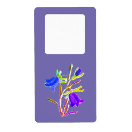 Adressenaufkleber Blume Design