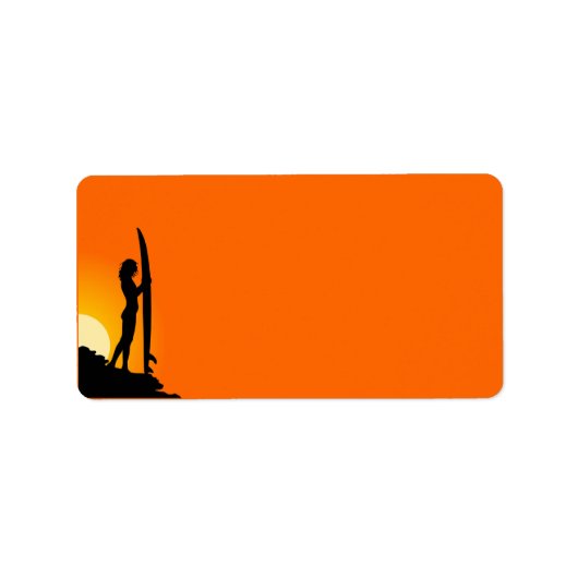 Adressenaufkleber für Mädchen Adressaufkleber (Vorne)