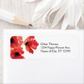 Adressenaufkleber für Mohnanschrift (Insitu)