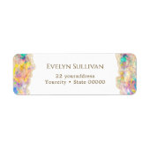 Adressenaufkleber für Opal-Design (Vorne)