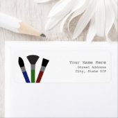 Adressenaufkleber für Pinsel (Insitu)