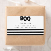 Adressenaufkleber für schwarz-weiße Streifen (Insitu)