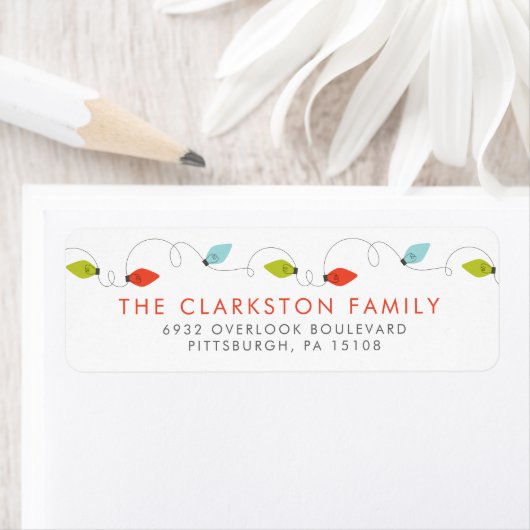 Adressenaufkleber für Weihnachtsbeleuchtung (Insitu)