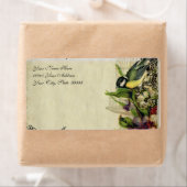 Adressenaufkleber Gelbes Vogelkäfig (Insitu)