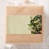 Adressenaufkleber Gelbes Vogelkäfig (Insitu)