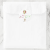 Adressenaufkleber Runder Aufkleber (Tasche)