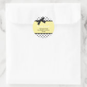 Adressenaufkleber Runder Aufkleber (Tasche)