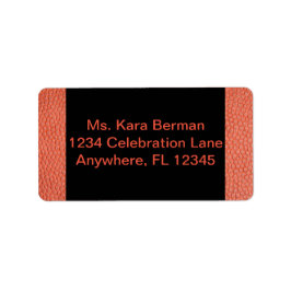 Adressenauflistung für Hoops Adressaufkleber