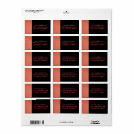 Adressenauflistung II Adressaufkleber