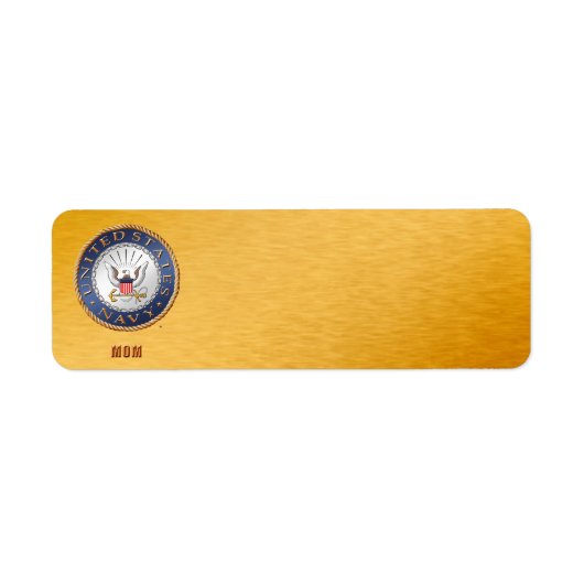 Adressenbezeichnung der US-Marine für Mamas (Vorne)