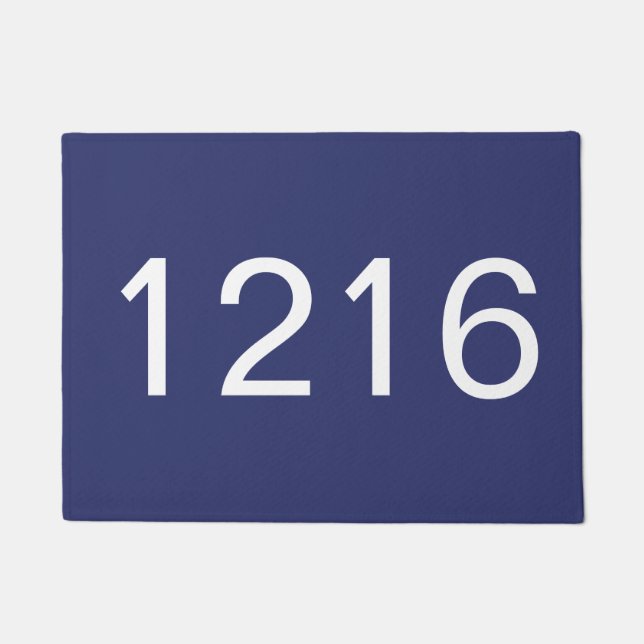 Adressenhaus Fußmatte (Vorderseite)