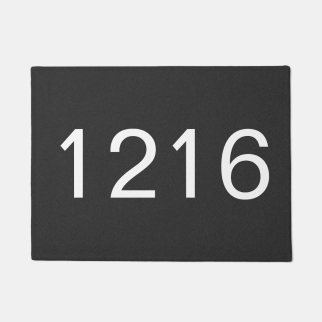 Adressenhaus Fußmatte (Vorderseite)