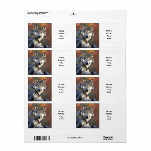 Adressenkennzeichnungen (Vorne)