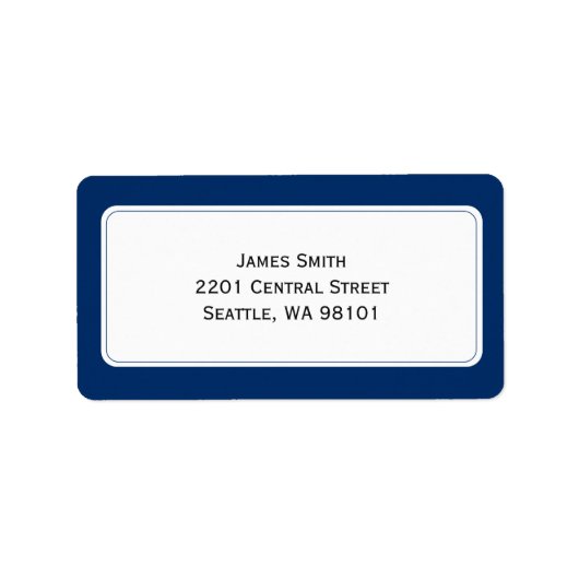 Adressenmarken Adressaufkleber (Vorne)