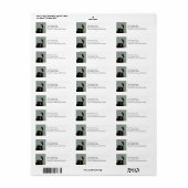 Adressenmarken: Great Blue Heron (Vorne)