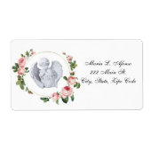 Adressenrückgabezeichen Angel Floral (Vorne)