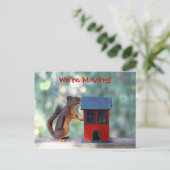 Adressenverschiebung Ankündigungspostkarte (Stehend Vorderseite)