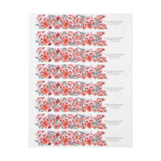 Adressetikett (Bogen)