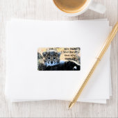 Adressetikett Cheetah Cub (Insitu)