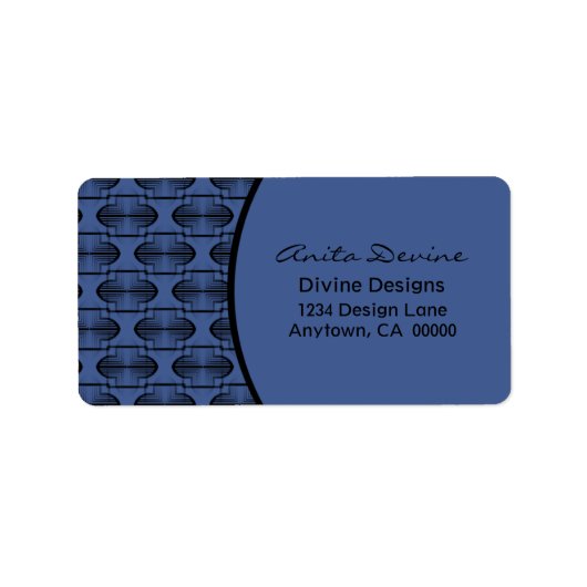 Adressetikett für antike Bögen (Vorne)