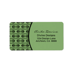 Adressetikett für antike Bögen