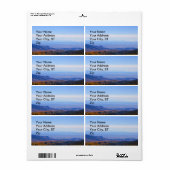 Adressetikett für Bergbilder individuell anpassbar (Vorne)