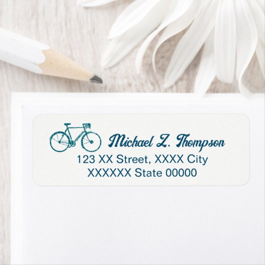 Adressetikett für einen Cyclin- oder Bike-Store (Insitu)