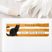 Adressetikett für schwarze Katzen (Insitu)