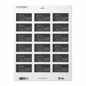 Adressetikett "Weihnachtswagen" (Vorne)