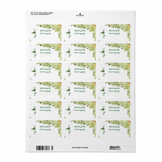 Adressetiketten (Vorne)