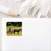 Adressetiketten für Pferde und Kutsche (Insitu)