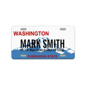 Adressetiketten in Washington (Vorne)