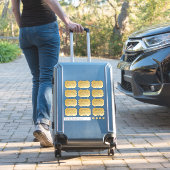 Adressierte Gast-Mailing-Labels Bracket Gold Aufkleber (Koffer Insitu)