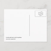 Adresskartenwechsel: Eine Zuhause Ankündigungspostkarte (Rückseite)