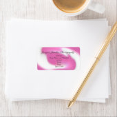 Adresslitern mit Hintergrund für Retro-Gefärbte Kr Adressaufkleber (Insitu)