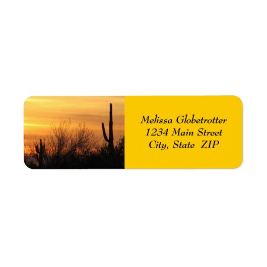 Adressmarken - Arizona Sunset-3 (Vorne)