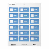 Adressmarken ART&DESIGN STYLE Adressaufkleber (Vorne)