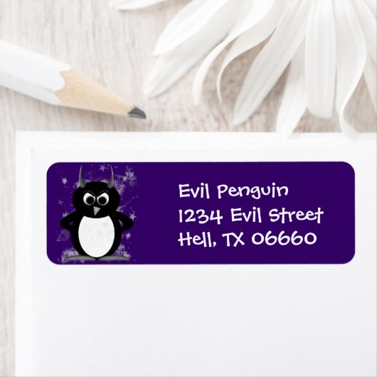 Adressmarken - Evil Penguin (Insitu)