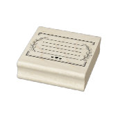 Adressplaner für botanischen Umschlag-Zielplaner R Gummistempel (Stempel)