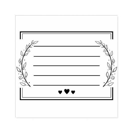 Adressplaner für botanischen Umschlag-Zielplaner R Gummistempel (Prägung)