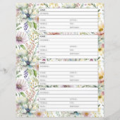 Adressseite pastellfarbenes Muster (Rückseite)