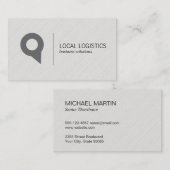 Adresssymbol | Logistik Visitenkarte (Vorne/Hinten)