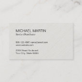 Adresssymbol | Logistik Visitenkarte (Rückseite)