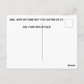 Adresswechsel - Das Haus - Postkarte (Rückseite)