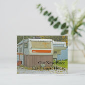 Adresswechsel - Gästehaus Ankündigungspostkarte (Stehend Vorderseite)