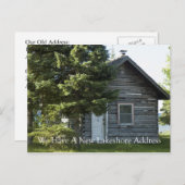 Adresswechsel - Lakeshore Ankündigungspostkarte (Vorne/Hinten)