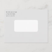 Adresswechsel mit Foto Ankündigung (Rückseite)