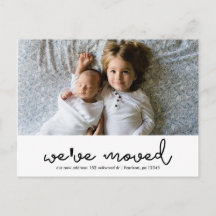 Adresswechsel Modernes Foto