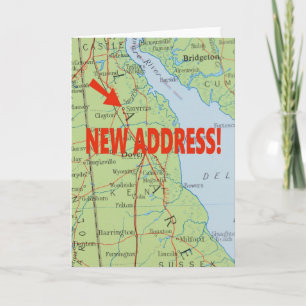 Adresswechsel - Smyrna, Delaware Ankündigung